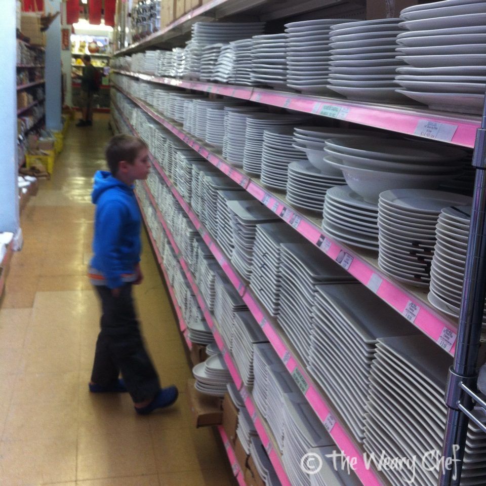 infinite white dishes
