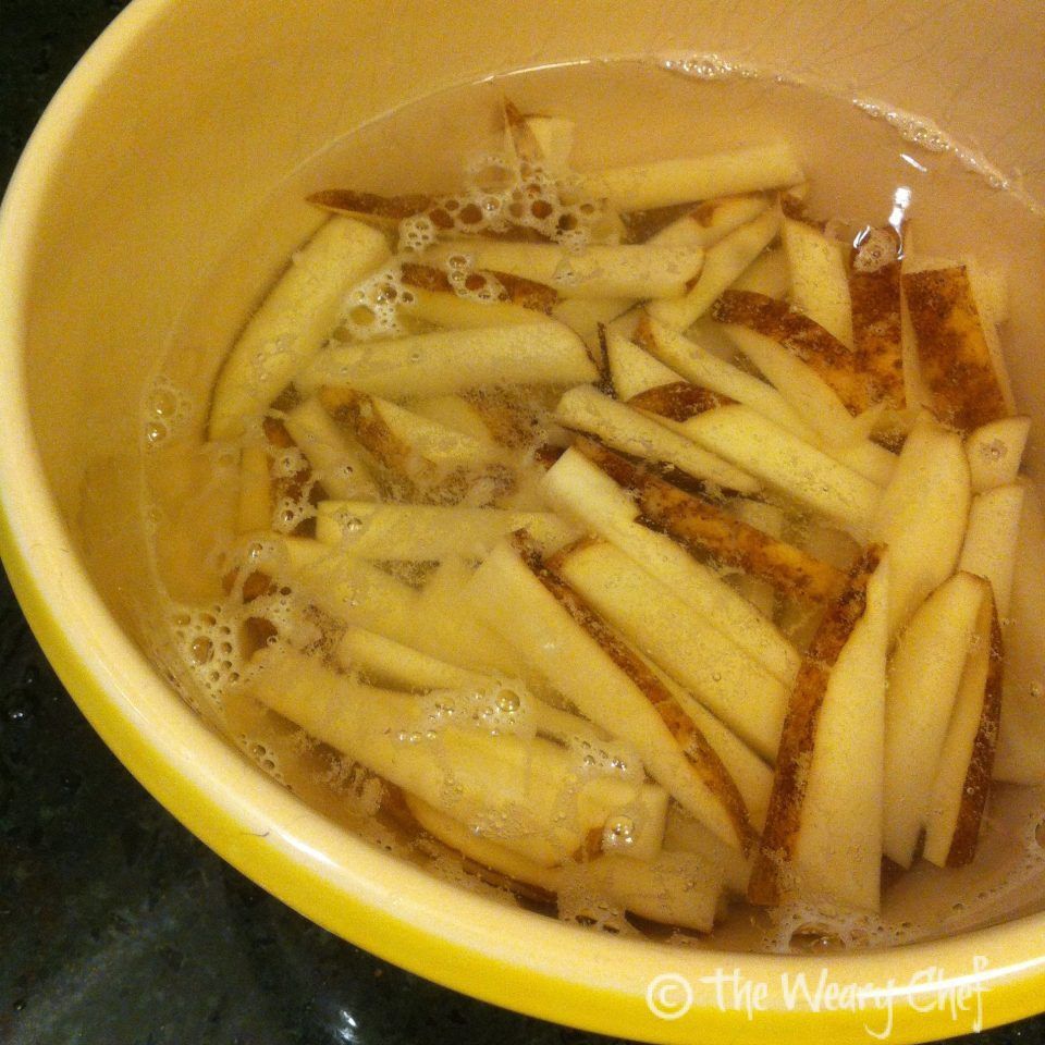 Oven Fries Soaking