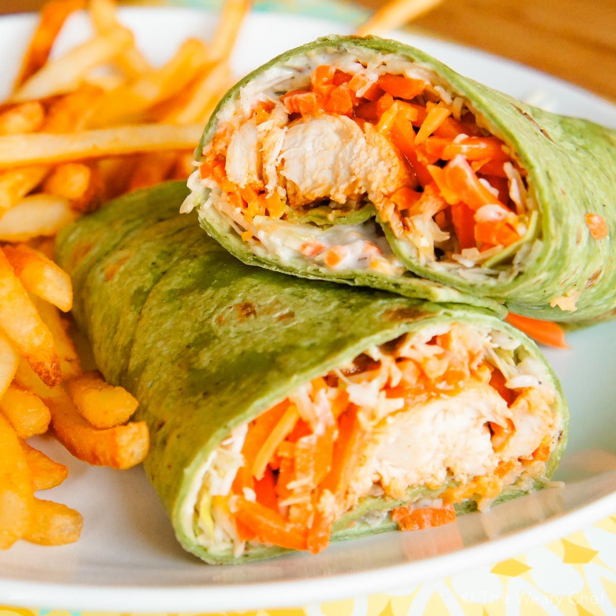 Buffalo Chicken Wraps: A fun and tasty dinner idea!  The Weary Chef