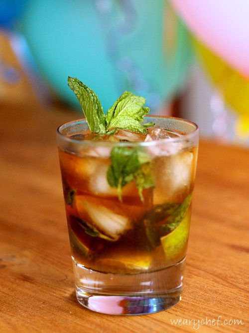 The Mojito with Dark Rum - The Weary Chef