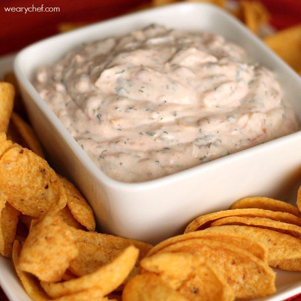 AllTime Favorite Mexican Sour Cream Dip The Weary Chef