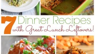 7 Dinner Recipes with Great Lunch Leftovers for #DixieQuicktakes - wearychef.com