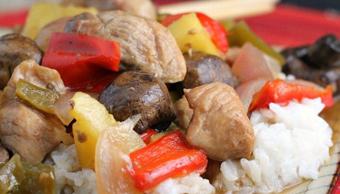 Slow Cooker Sweet and Sour Pork - Skip delivery and enjoy this easy Chinese dinner right from your crockpot! - wearychef.com
