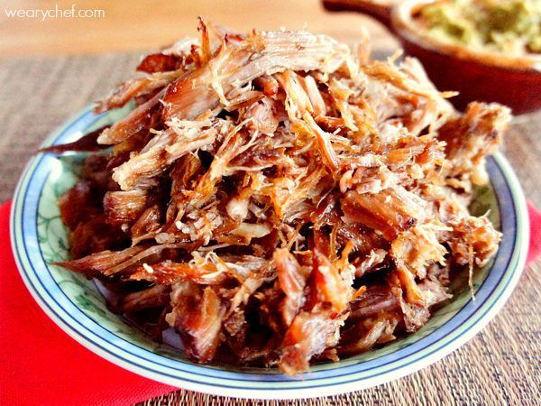 This crockpot carnitas recipe is perfect for tacos, and the leftovers make great burritos, quesadillas, or taco salad!