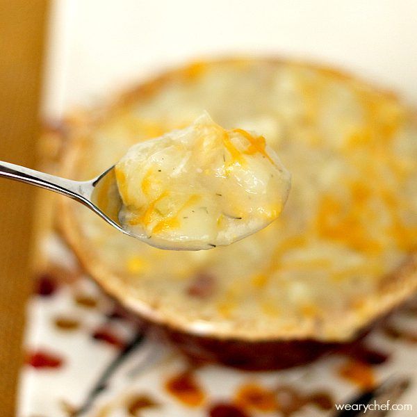 Cheesy Potato Corn Chowder #soup