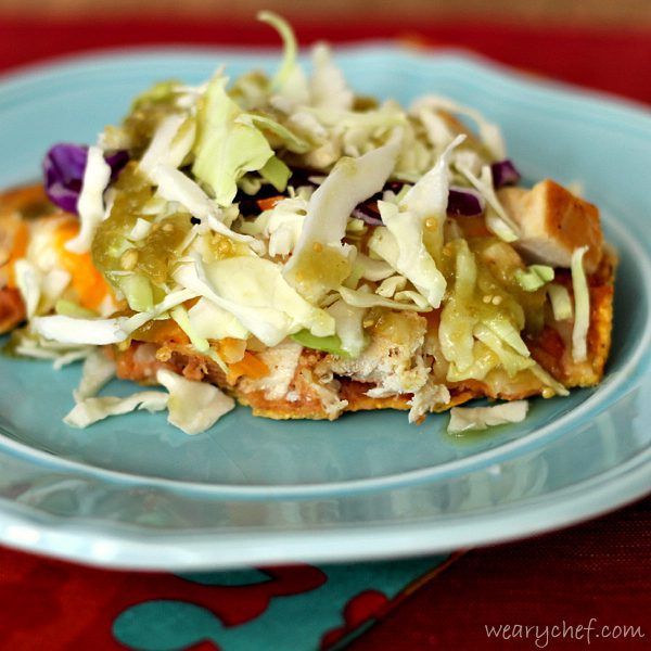 Chicken Tostadas: An easy, fun dinner idea!