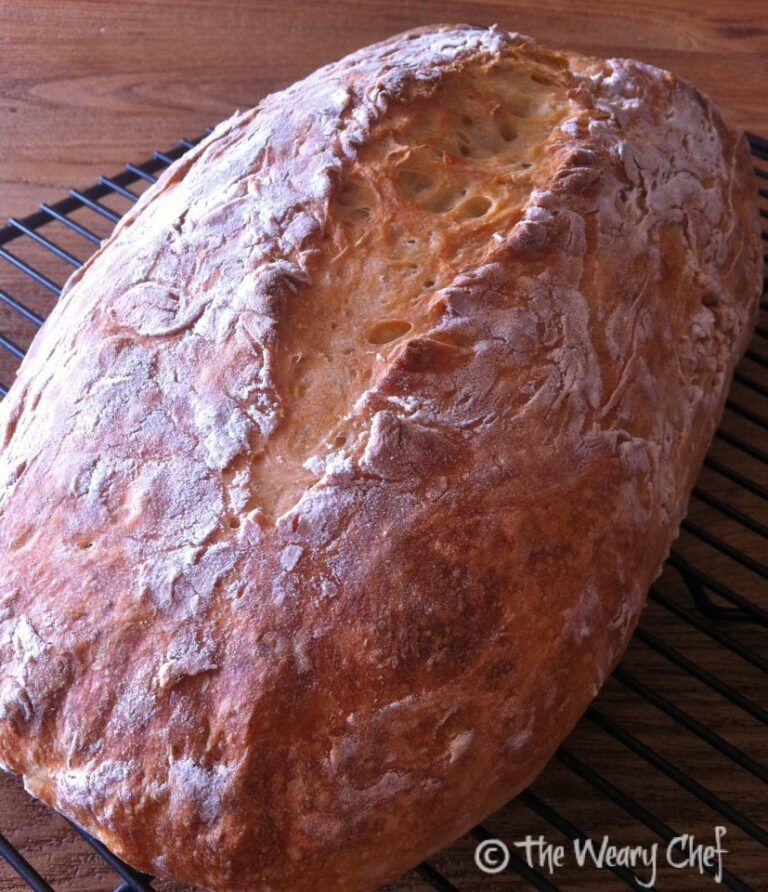 No Knead Bread in under 4 hours!