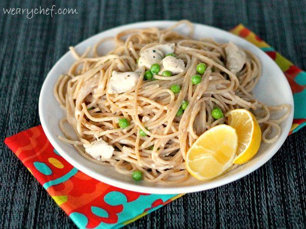 Easy Lemon Chicken Pasta - #easy, #healthy #pasta dinner! by @wearychef