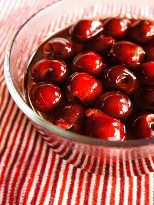 Homemade Maraschino Cherries - So easy. So good!