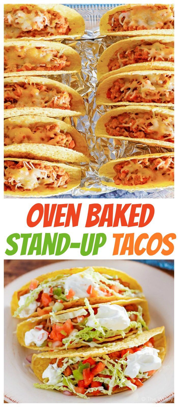 These oven baked tacos are my new favorite way to enjoy this classic dinner! Bake up a pan for your family this week, and enjoy a fun meal together. #tacos #taconight #tacotuesday #oventacos #bakedtacos