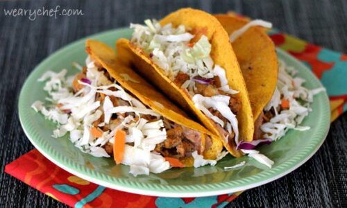 Standup Oven Tacos | The Weary Chef