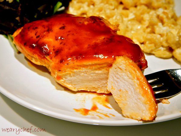 Stovetop Barbecue Chicken - 15 minutes is all you need for perfectly juicy #BBQ #chicken!