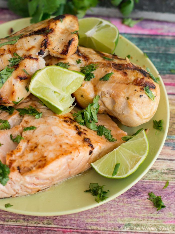 Looking for a new way to season boring ol' chicken and fish? This coconut lime marinade is it!