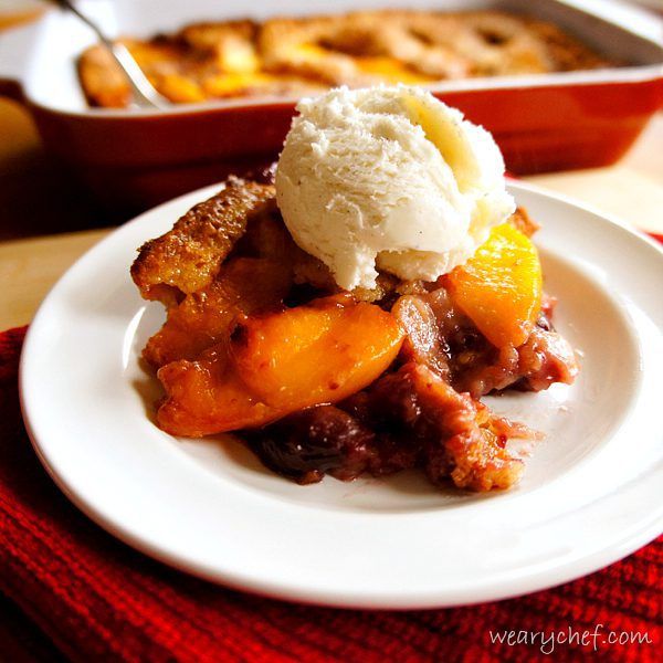 Too Easy Fruit Cobbler