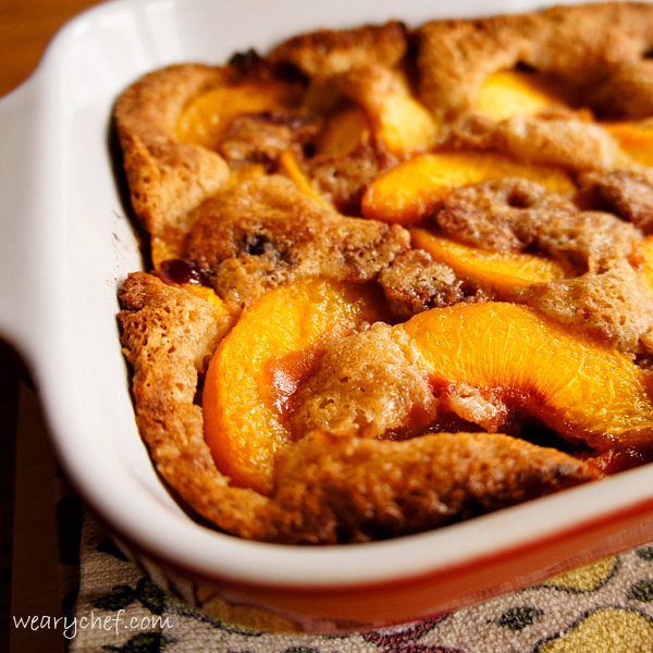 Too Easy Fruit Cobbler | The Weary Chef