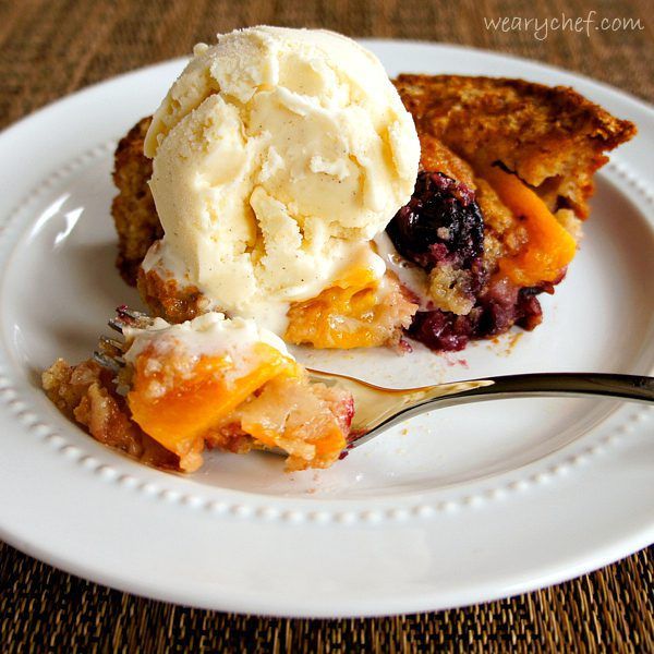 Too Easy Fruit Cobbler