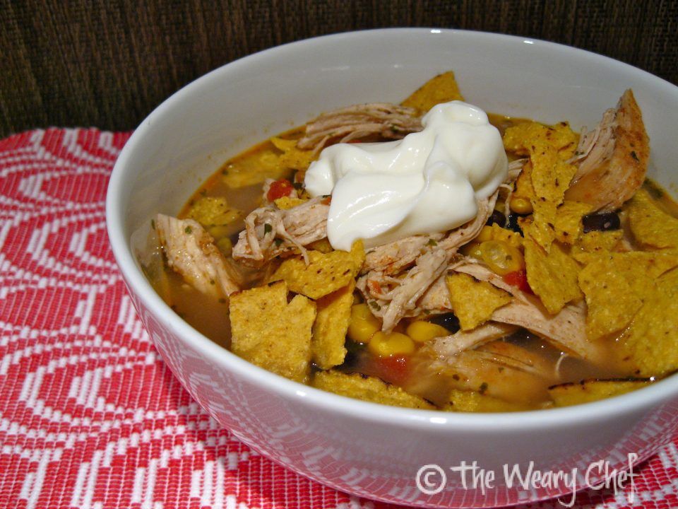 In-a-Hurry Mexican Chicken Soup