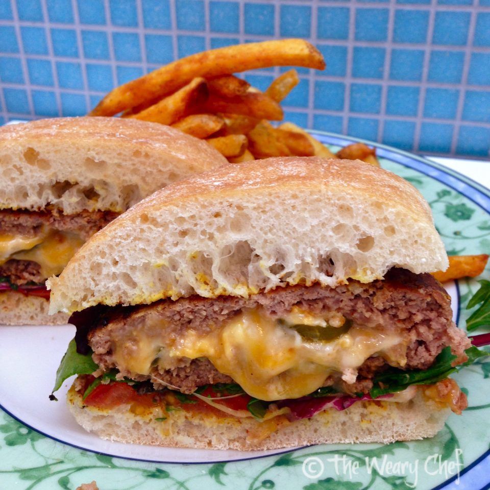 Jalapeño Popper Turkey Burgers