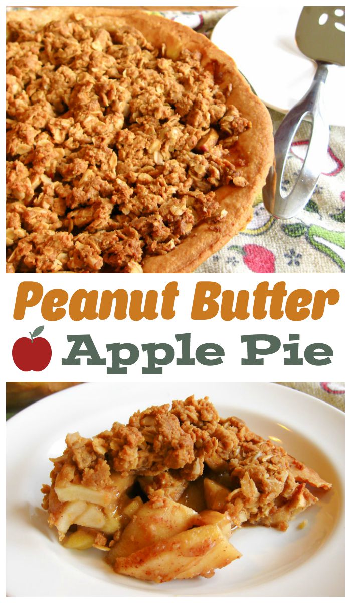 Enjoy the classic peanut butter and apple flavor combo in this easy to prepare pie recipe!