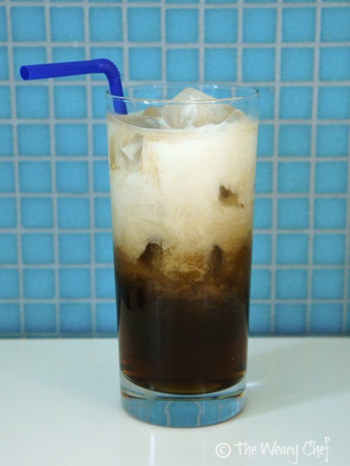 Nutty Root Beer Cocktail - Root beer, coconut rum, and cream make a tasty drink! | The Weary Chef