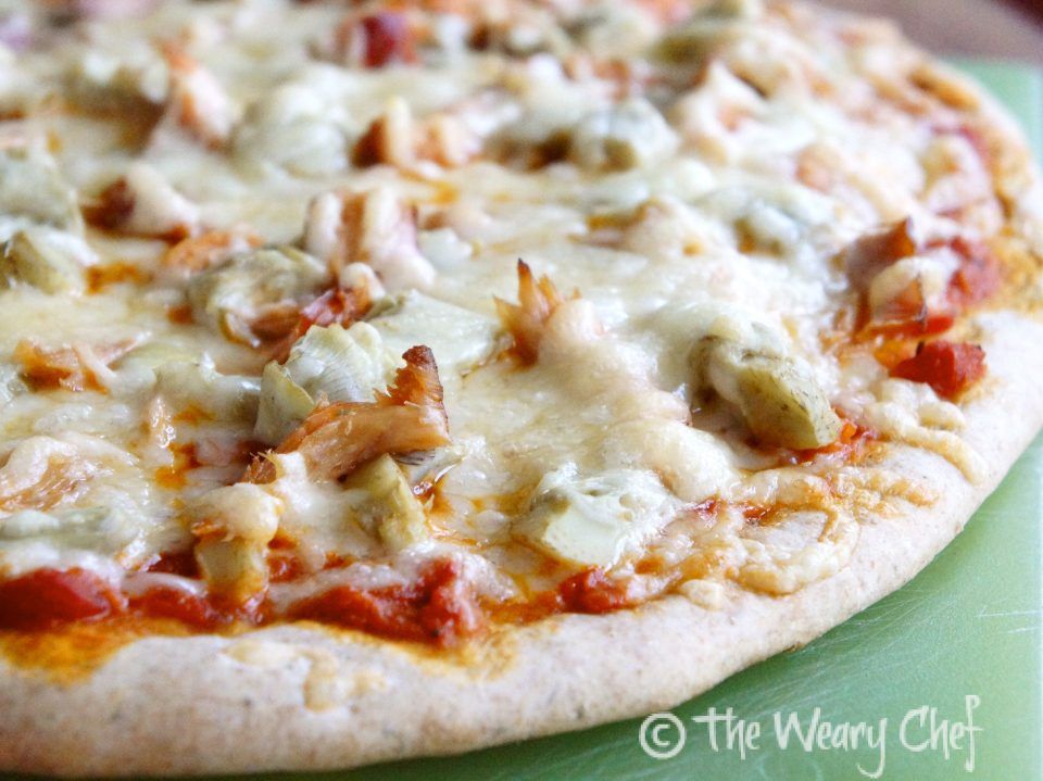 Smoked Salmon Pizza with Wheat Crust - Try a new #pizza #recipe this week! by @wearychef