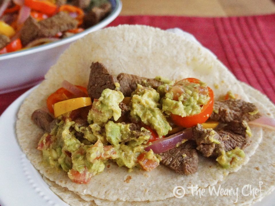 Margarita Fajitas by @wearychef