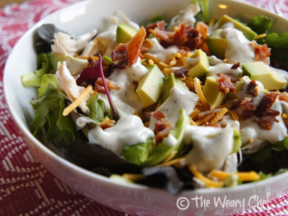 Ranch Turkey Club Salad - All the goodness of a club sandwich in a bowl! by @wearychef
