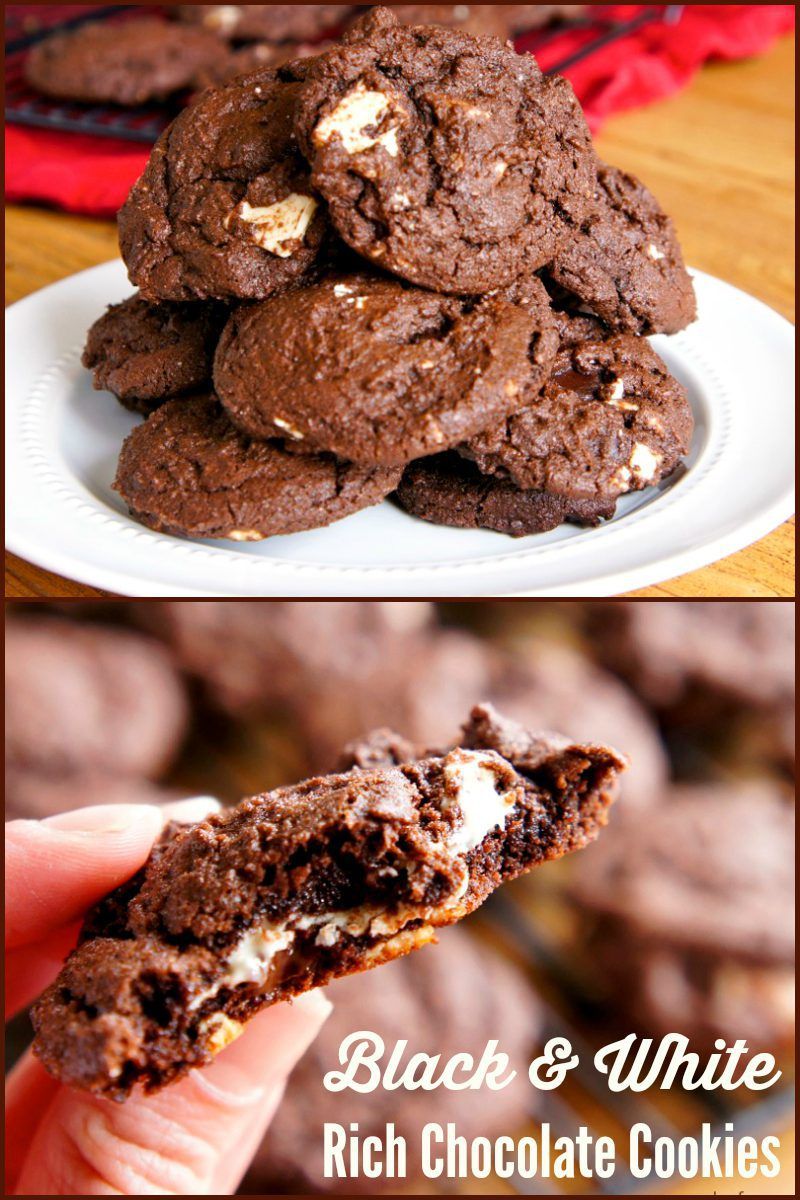 Black and White Chocolate Cookies - wearychef.com