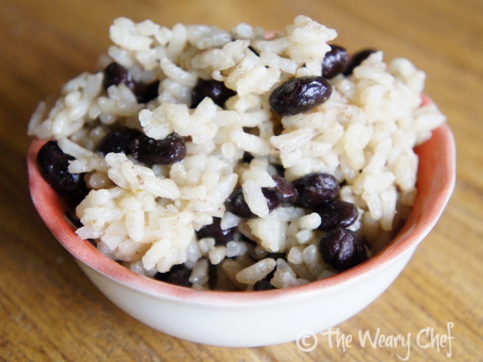 Easy Black Beans and Rice by @wearychef