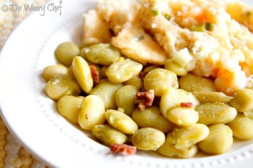 Simple Southern Lima Beans | The Weary Chef