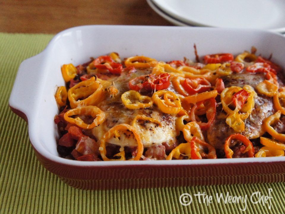 Layered Southwest Chicken Casserole - This easy one-dish meal takes only a few minutes to put together! #easyrecipe