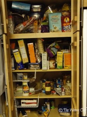 Pantry Organization - Before