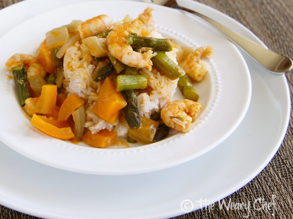 Red Thai Shrimp Curry - Make restaurant-quality Thai curry at home! from @wearychef