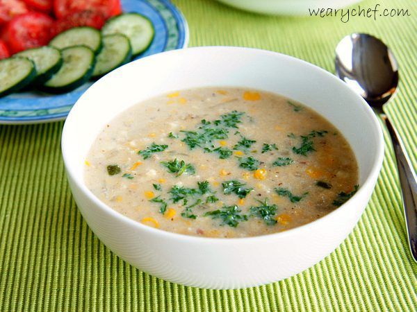 Crab and Corn Chowder with Bacon and Jalapeno - Ready in about 30 minutes!