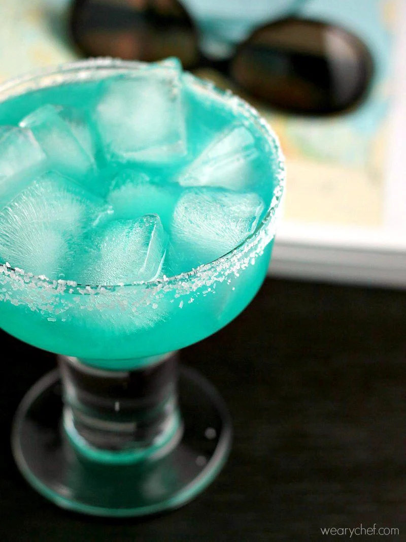 Blue Margarita Recipe - The Weary Chef