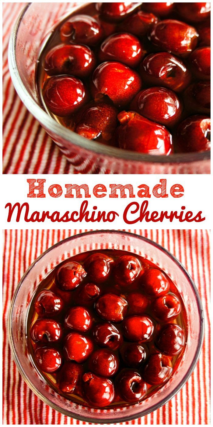 Homemade Maraschino Cherries - The Weary Chef