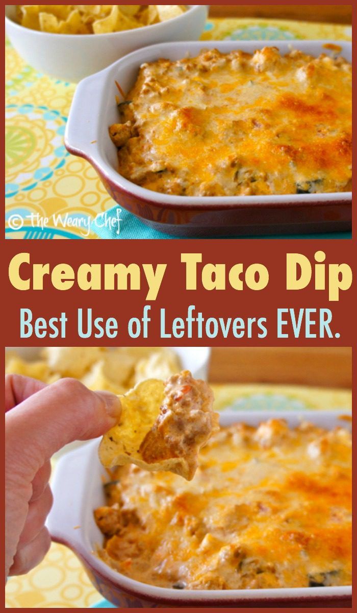 satisfying taco dip with meat