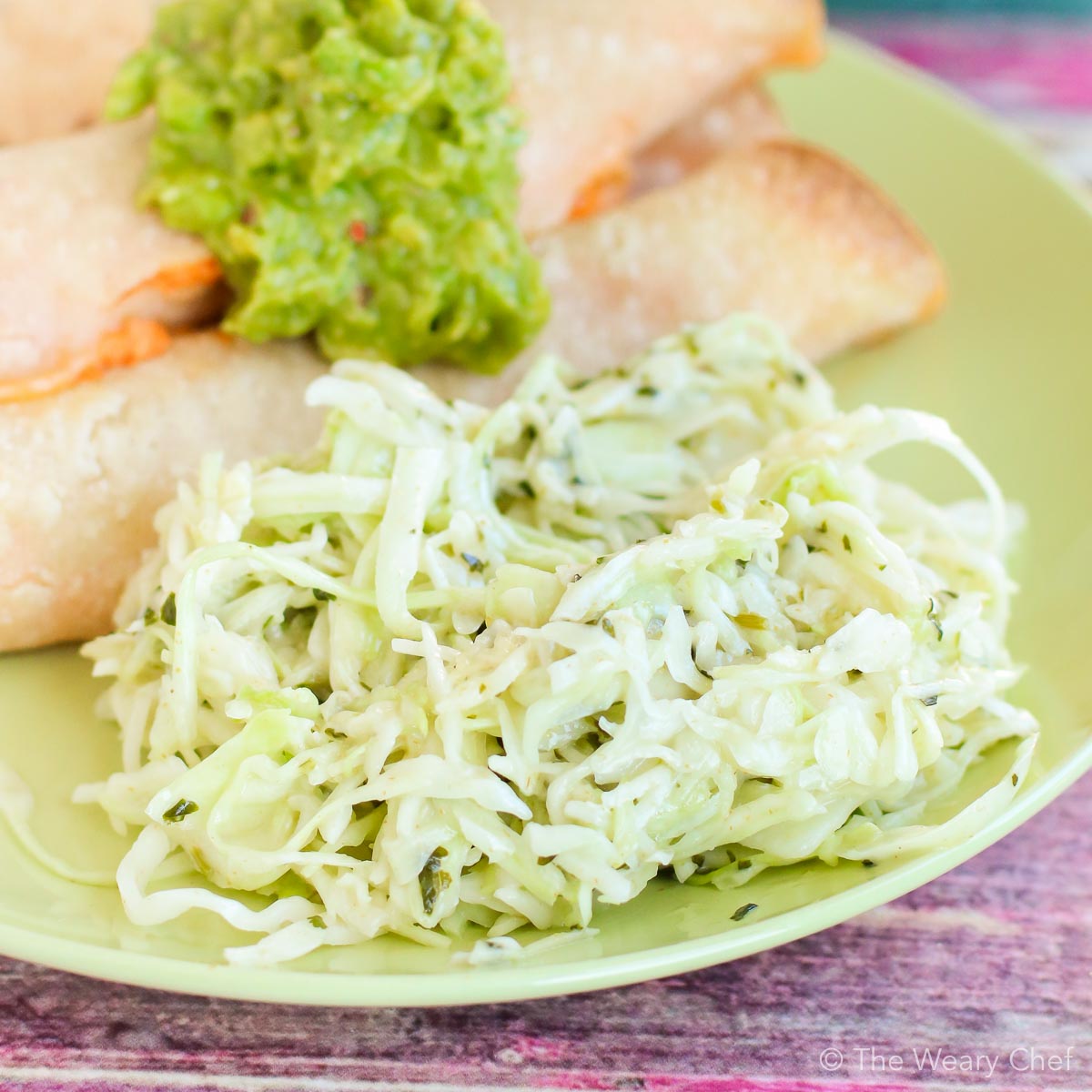 Mexican Coleslaw in 5 Minutes - The Weary Chef