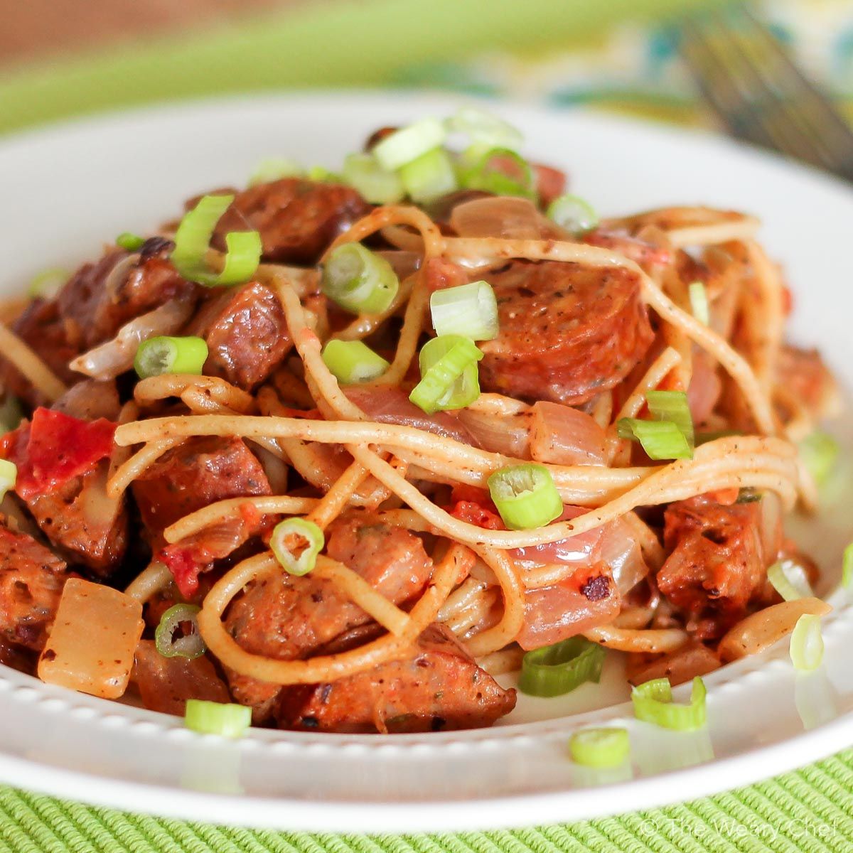 This Cajun jambalaya pasta gives you the southern flavors you love in a quick and easy dinner. Whip up the creamy, flavorful sauce while the pasta cooks, and you'll have this meal on the table in no time!