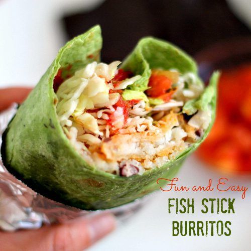 Easy Fish Stick Burritos | The Weary Chef #mexicanfood