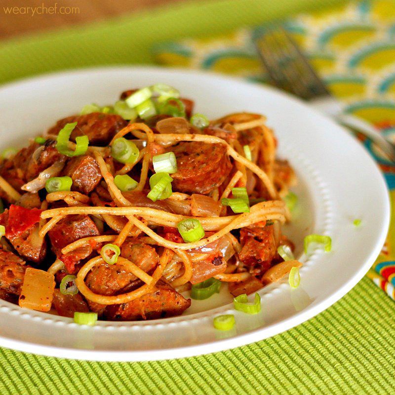 Cajun Jambalaya Pasta - An easy, restaurant-quality dinner!