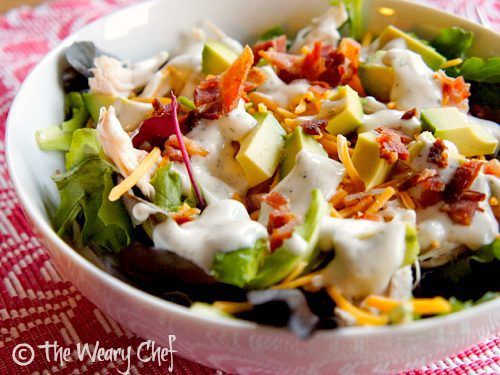 Ranch Turkey Club Salad - All the goodness of a club sandwich in a bowl! by @wearychef