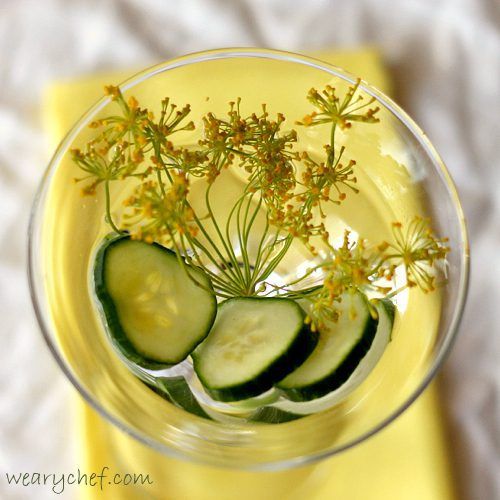 Cucumber Dill Martini | The Weary Chef #cocktail #martini