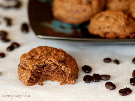 Dark Chocolate Espresso Cookies: The perfect fix for any #chocolate craving! | The Weary Chef