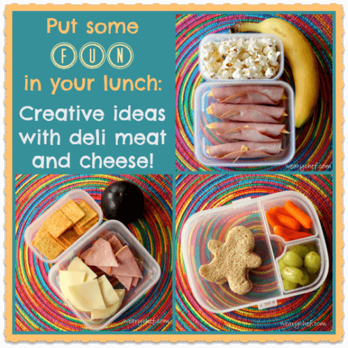 Easy and Fun Lunchbox Ideas with Deli Meat and Sliced Cheese - Get out of the sandwich rut!