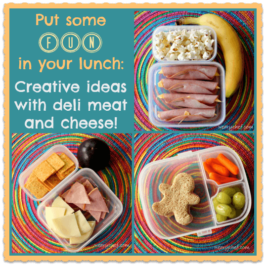 Fun Lunchbox Ideas with Deli Meat and Cheese Slices | The Weary Chef