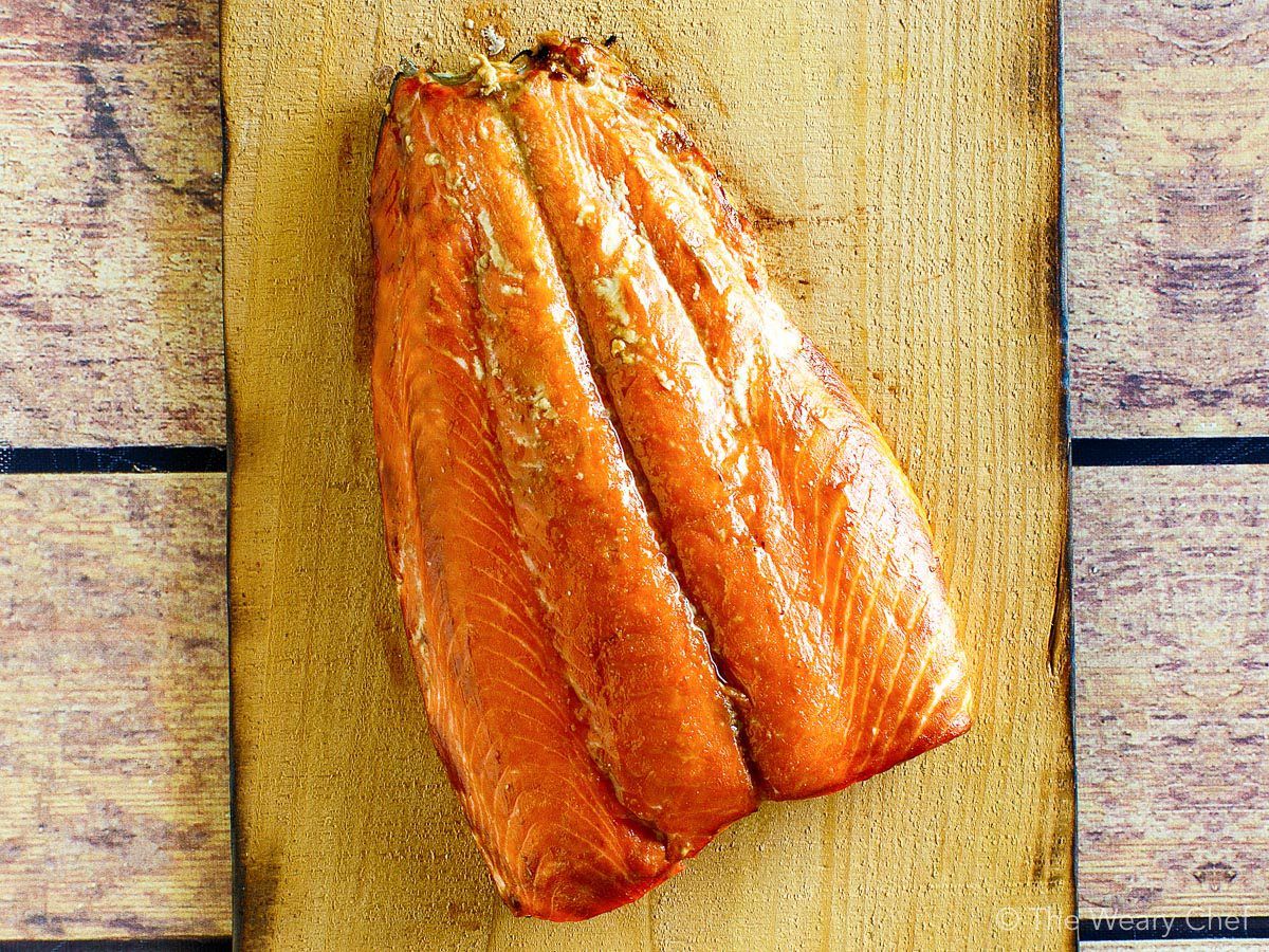 Hot smoked salmon for Salmon Pesto Pasta Salad