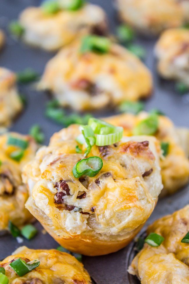 Cheesy Bacon Ranch Puffs | The Food Charlatan