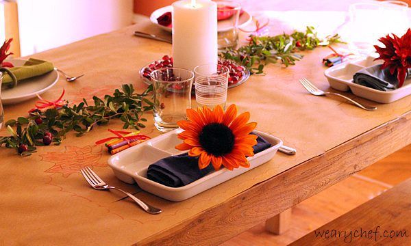 Thanksgiving Table Setting