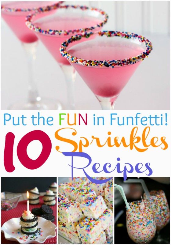 Put the Fun in Funfetti! - 10 Sprinkles Recipes via wearychef.com